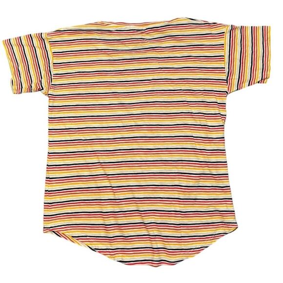 Madewell Colorful Striped Tshirt Size Small - Picture 3 of 3